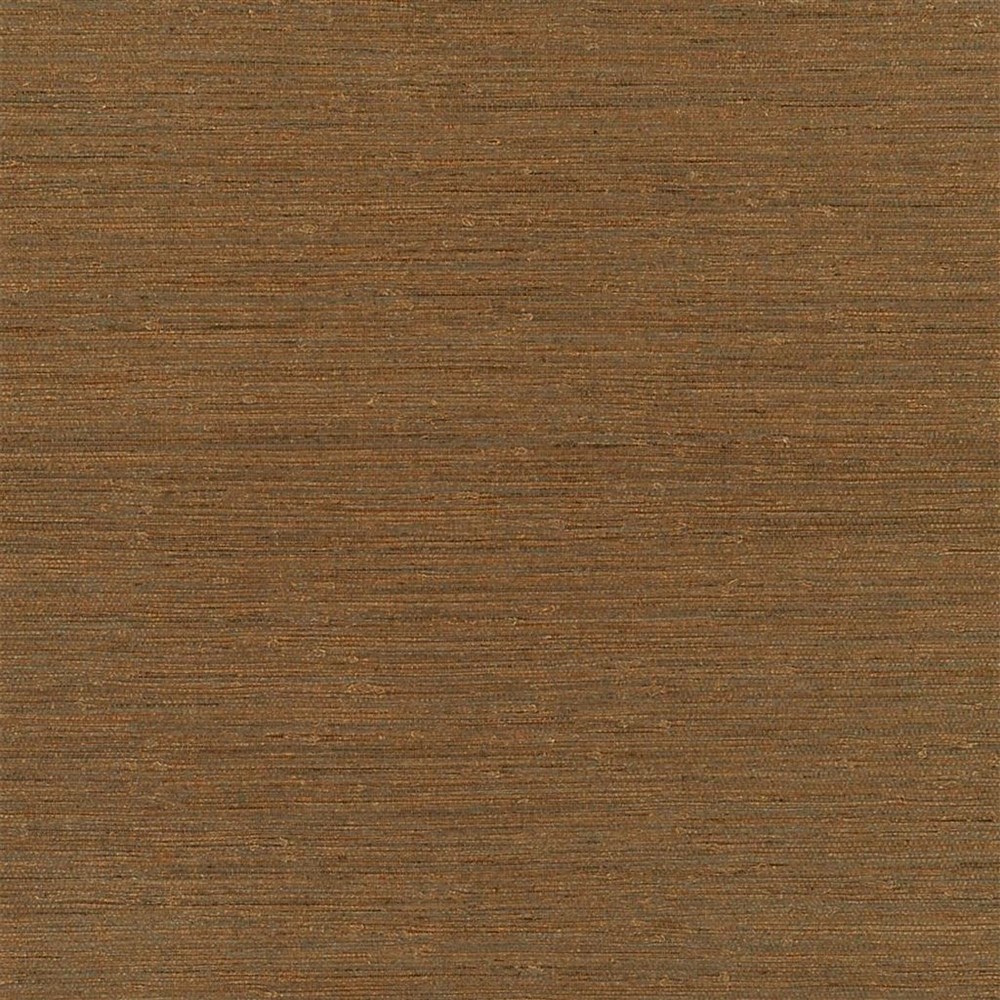 Brera Grasscloth Textured Wallpaper PDG1120 by Designers Guild in Bronze Brown